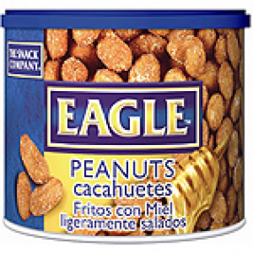 EAGLE cacahuetes fritos con miel lata 250 grs